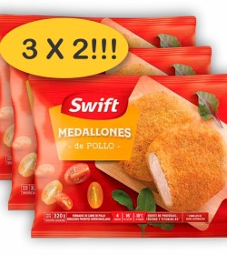 MEDALLON DE POLLO REBOZADO SWIFT X 320Gr.