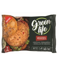 Veggies Lentejas y Zanahoria 4 x 95 gr Green Life