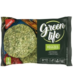 Veggies Arveja y Brócoli 2 x 95 gr Green Life