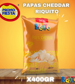 Papas cheddar Riquito 400gr