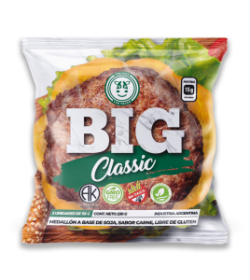 Hamburguesa Big Classic x 2 unid (Soja) - Felices Las Vacas (Sin Tacc)