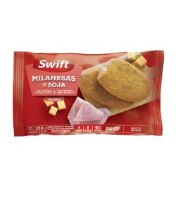 Milanesas de Soja Rellenas  jamón y queso Swift x 4