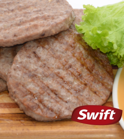 Hamburguesa Swift Burger 69 Grs x30 + Pan Fargo + 1aderezo