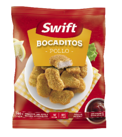 BOCADITOS DE POLLO SWIFT DE 380Gr. 4 X 3 UNIDADES