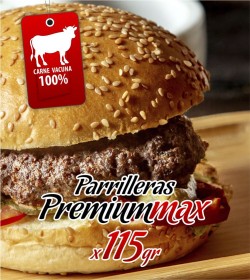 Hamburguesón 100% Carne PROMOFIESTA MAX 115gr X 20U + Fargo + 1 aderezo