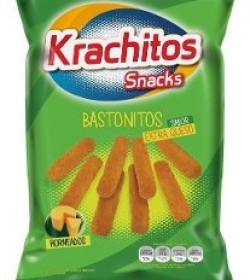 Bastonitos  extra queso Krachitos  x 300 Grs